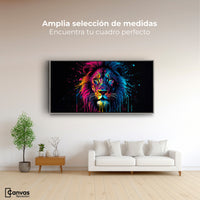 Cuadros Decorativos Canvas Revolution | Leon Cromatico | Montaje3