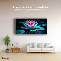 Cuadros Decorativos Canvas Revolution | Loto Brillo Divino | Montaje3
