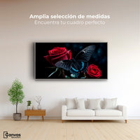 Cuadros Decorativos Canvas Revolution | Mariposa Nocturna | Montaje3