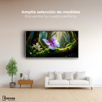 Cuadros Decorativos Canvas Revolution | Mariposa Silvestre | Montaje3