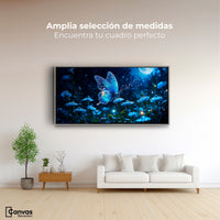Cuadros Decorativos Canvas Revolution | Mariposa Y Rocio | Montaje3