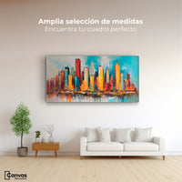 Cuadros Decorativos Canvas Revolution | New York Colors | Montaje3