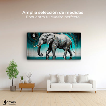 Cuadros Decorativos Canvas Revolution | Poder Elefante | Montaje3