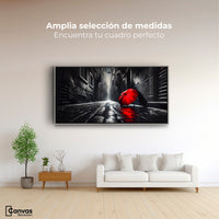 Cuadros Decorativos Canvas Revolution | Rojo Al Viento | Montaje3