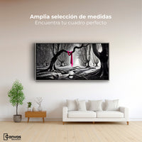 Cuadros Decorativos Canvas Revolution | Rosa Entre Raices | Montaje3