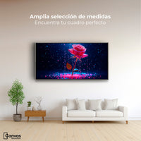 Cuadros Decorativos Canvas Revolution | Rosa Magia Pura | Montaje3