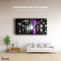 Cuadros Decorativos Canvas Revolution | Rosa Nocturno | Montaje3