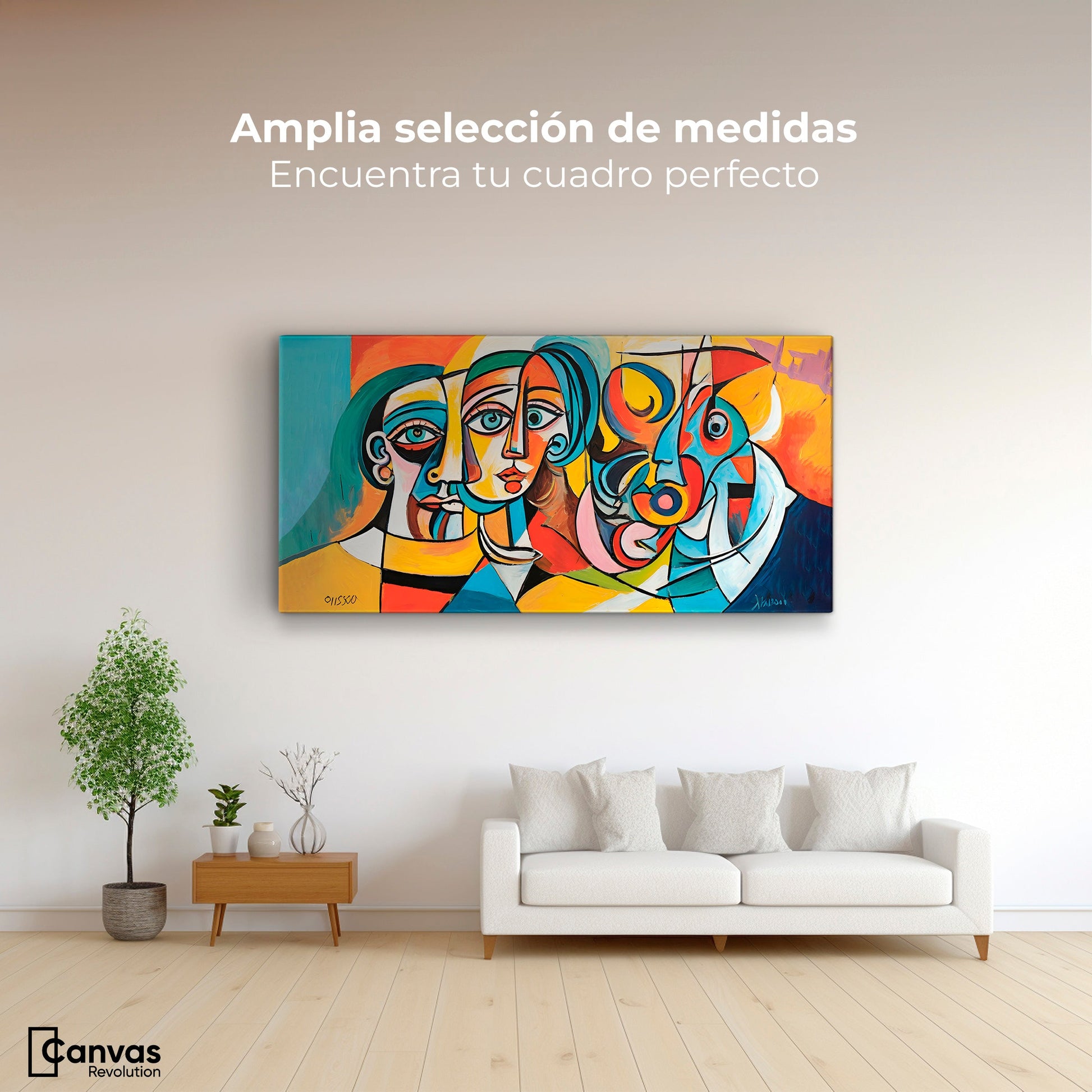 Cuadros Decorativos Canvas Revolution | Rostros Modernos | Montaje3
