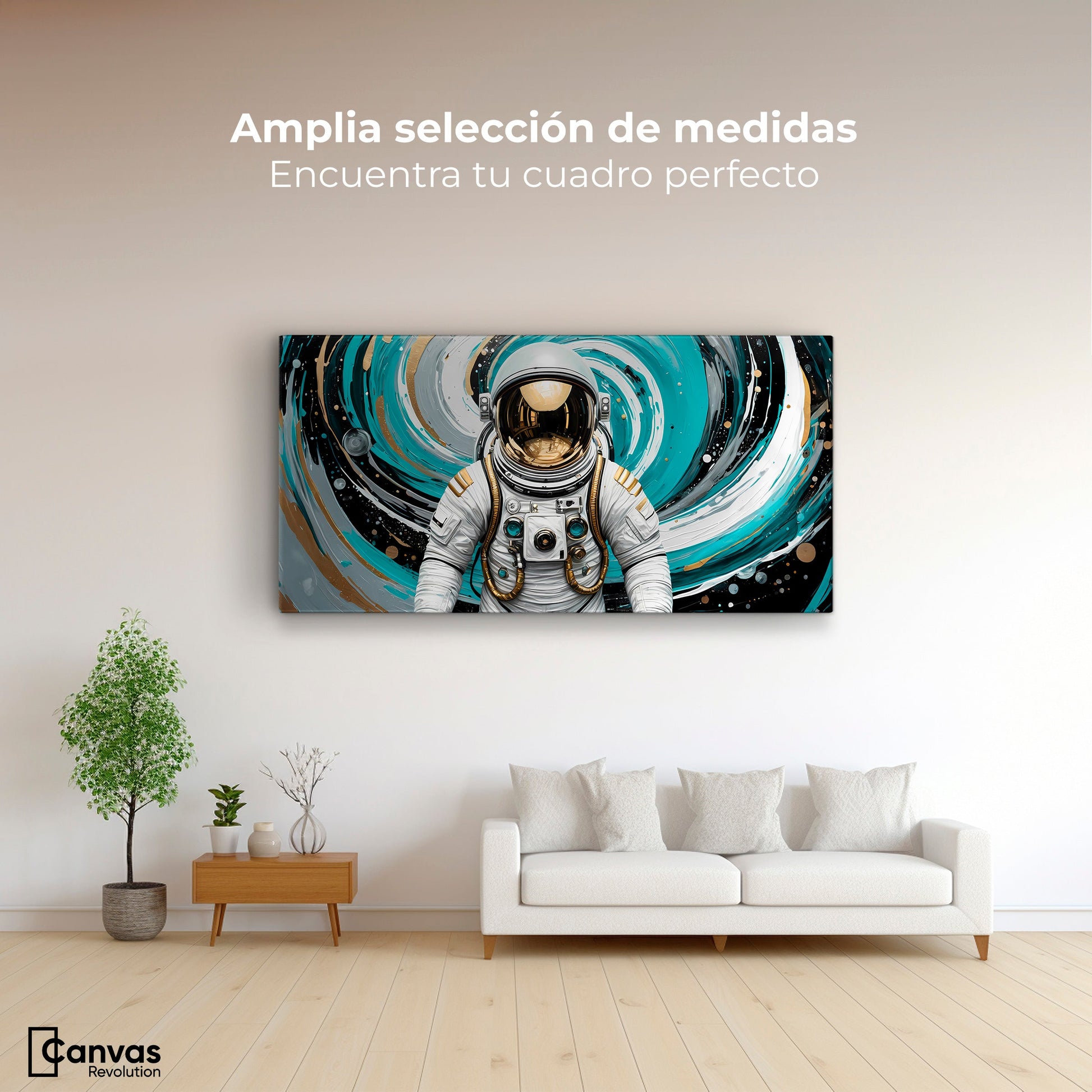 Cuadros Decorativos Canvas Revolution | Sueno De Astronauta | Montaje3