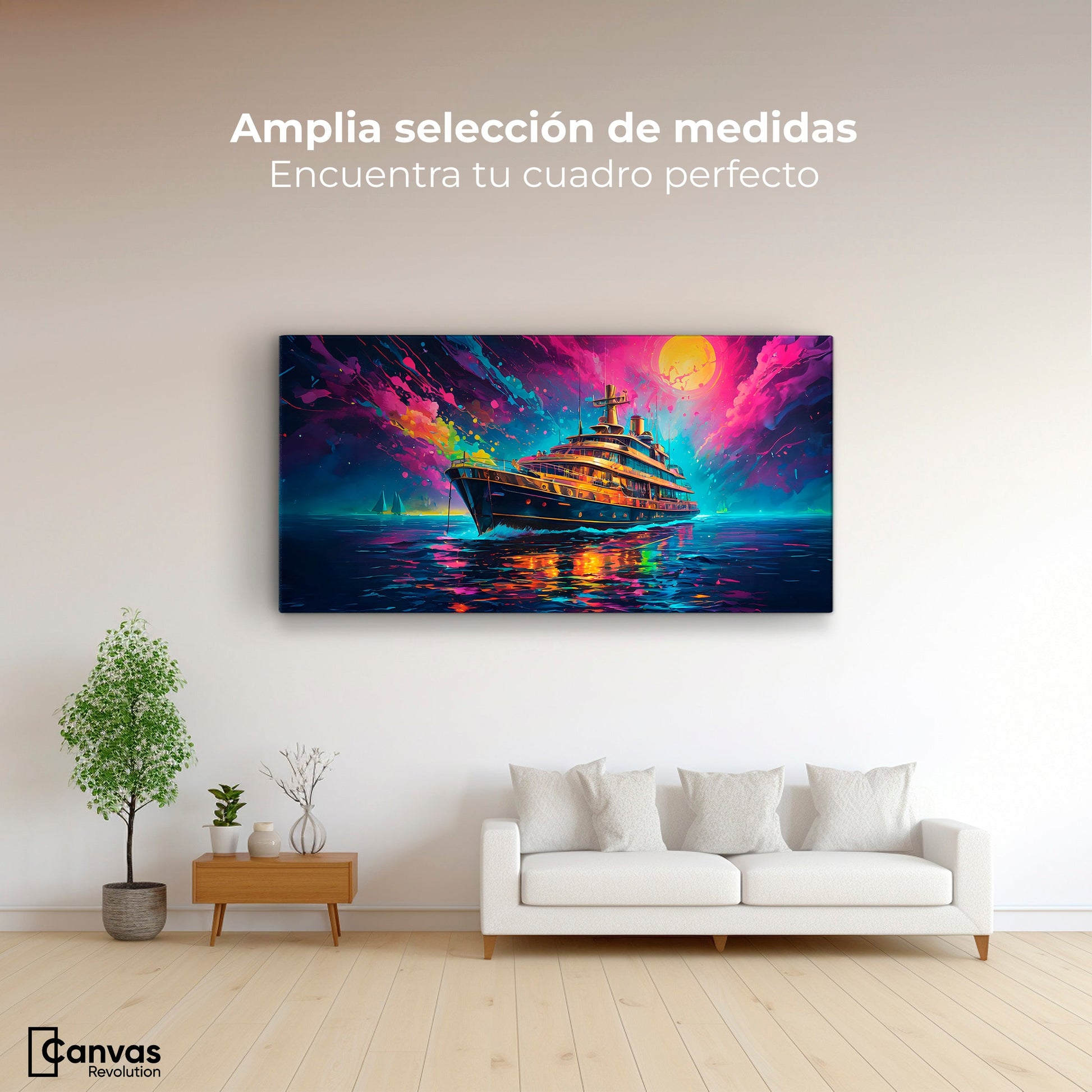 Cuadros Decorativos Canvas Revolution | Suenos Nauticos | Montaje3