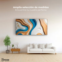 Cuadros Decorativos Canvas Revolution | Texturas Naturales | Montaje3
