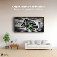 Cuadros Decorativos Canvas Revolution | Verde En La Granja | Montaje3