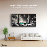 Cuadros Decorativos Canvas Revolution | Verde Y Palabras | Montaje3