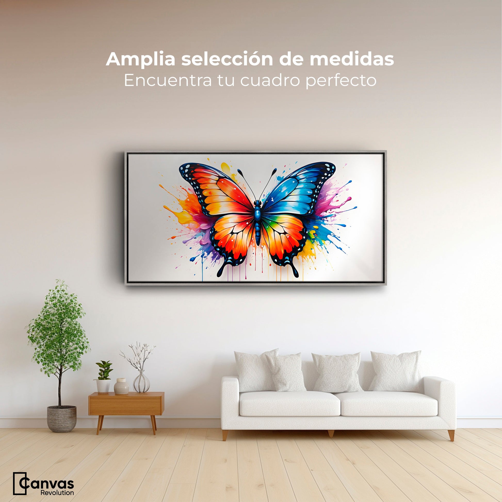 Cuadros Decorativos Canvas Revolution | Vuelo Explosivo | Montaje3