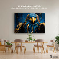 Cuadros Decorativos Canvas Revolution | Aguila Vibrante | Montaje4