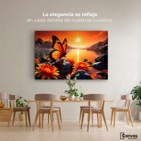 Cuadros Decorativos Canvas Revolution | Alas Al Amanecer | Montaje4
