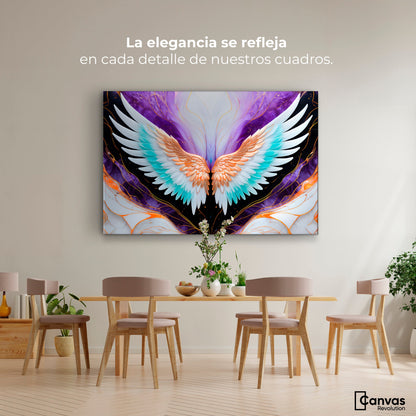 Cuadros Decorativos Canvas Revolution | Alas Angel Alma | Montaje4