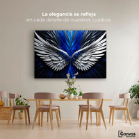 Cuadros Decorativos Canvas Revolution | Alas Angel Energia | Montaje4