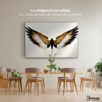 Cuadros Decorativos Canvas Revolution | Alas Angel Fusion | Montaje4