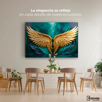 Cuadros Decorativos Canvas Revolution | Alas Angel Libre | Montaje4