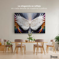 Cuadros Decorativos Canvas Revolution | Alas Angel Mistico | Montaje4
