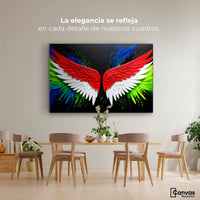 Cuadros Decorativos Canvas Revolution | Alas Angel Radiante | Montaje4