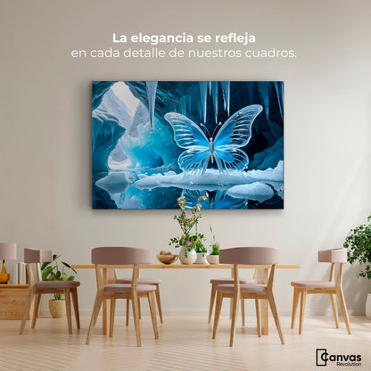 Cuadros Decorativos Canvas Revolution | Alas De Cristal | Montaje4