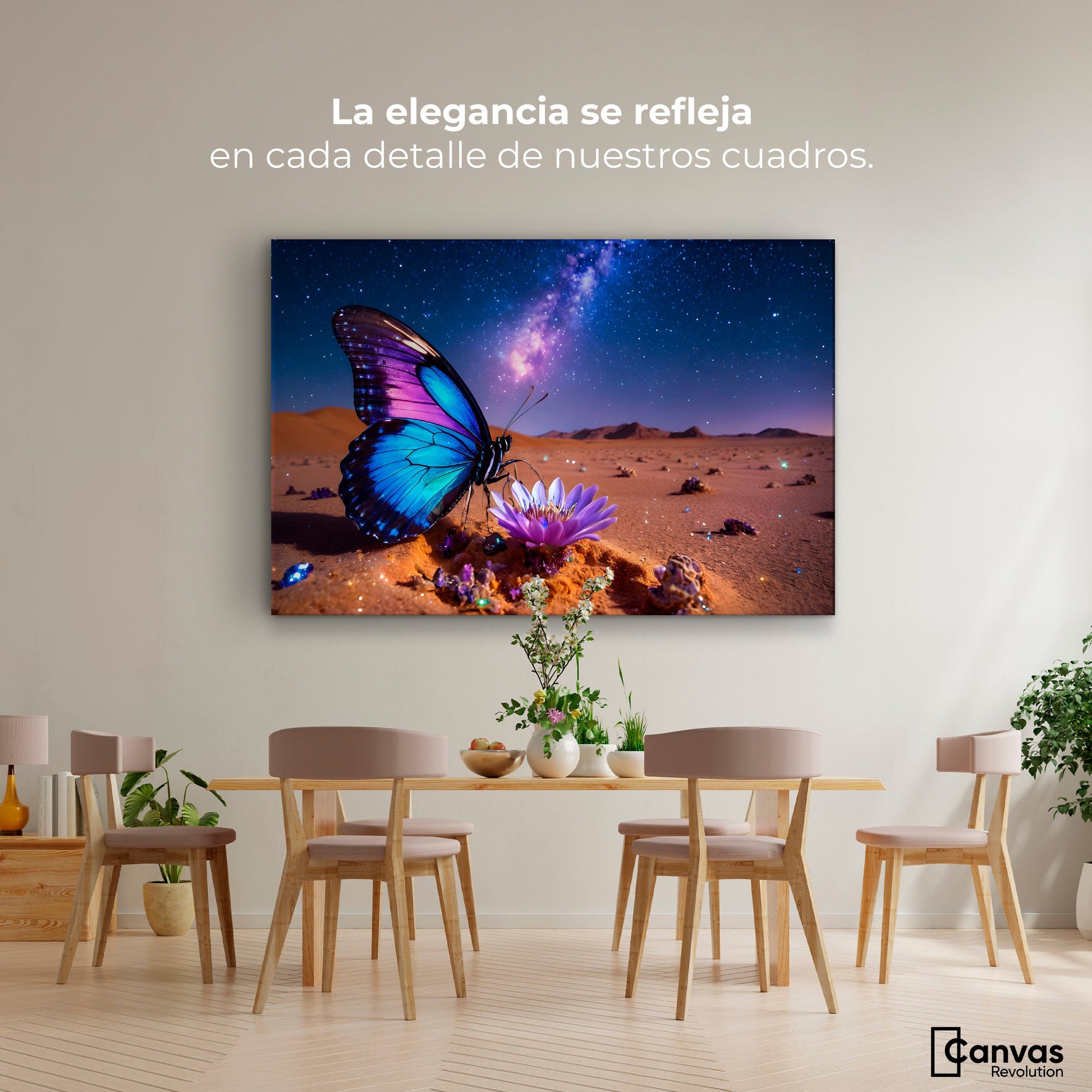 Cuadros Decorativos Canvas Revolution | Alas Del Desierto | Montaje4