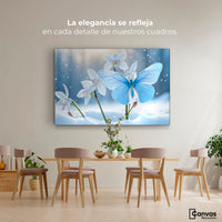 Cuadros Decorativos Canvas Revolution | Alas En Hielo | Montaje4