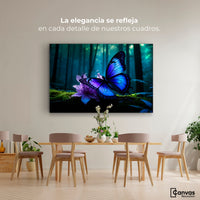 Cuadros Decorativos Canvas Revolution | Alas Entre Arboles | Montaje4
