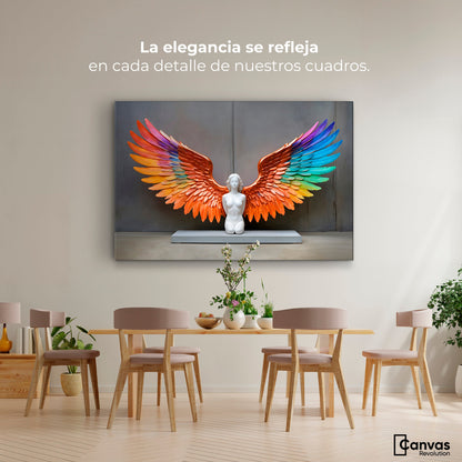 Cuadros Decorativos Canvas Revolution | Alas Espiritu Real | Montaje4