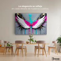 Cuadros Decorativos Canvas Revolution | Alas Vuelo Eterno | Montaje4