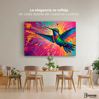 Cuadros Decorativos Canvas Revolution | Aleteo Prismatico | Montaje4