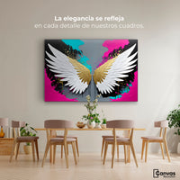 Cuadros Decorativos Canvas Revolution | Angel Protector | Montaje4
