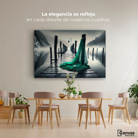 Cuadros Decorativos Canvas Revolution | Aqua En El Muelle | Montaje4