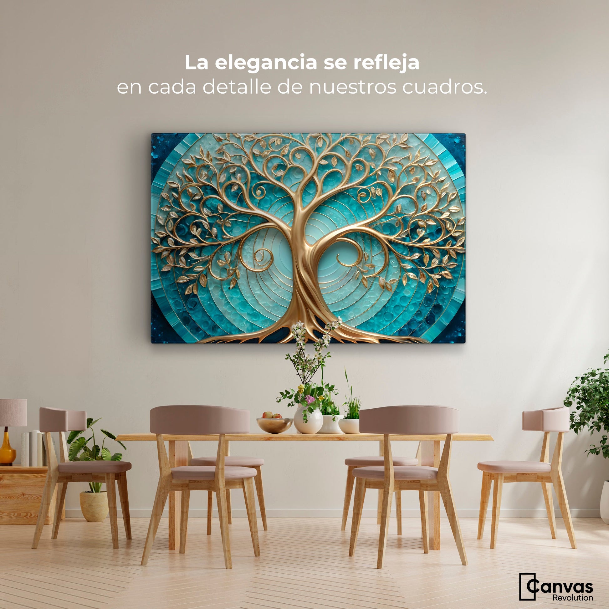 Cuadros Decorativos Canvas Revolution | Arbol De Los Suenos | Montaje4