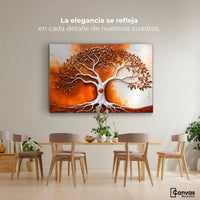 Cuadros Decorativos Canvas Revolution | Arbol Vida Tierra | Montaje4