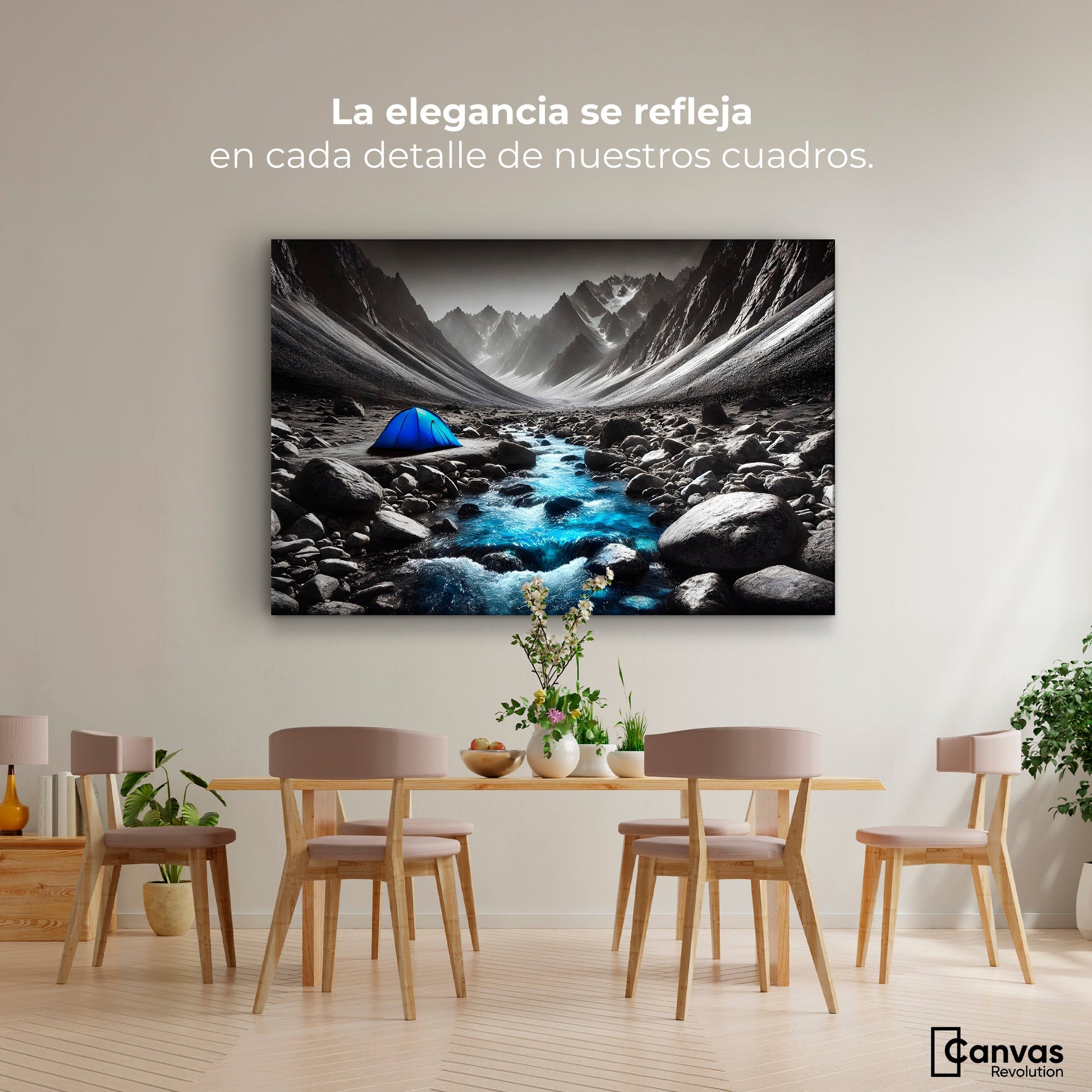 Cuadros Decorativos Canvas Revolution | Aventura Azul | Montaje4