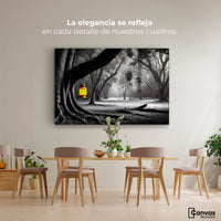 Cuadros Decorativos Canvas Revolution | Bosque Iluminado | Montaje4