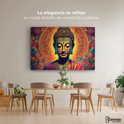 Cuadros Decorativos Canvas Revolution | Buda Jardin Suenos | Montaje4