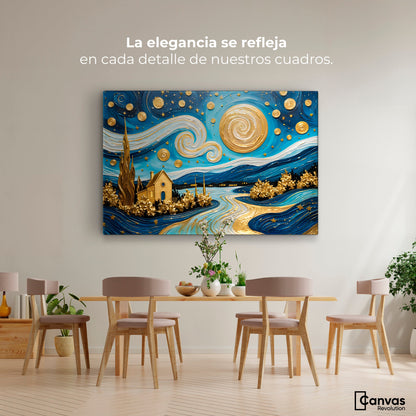 Cuadros Decorativos Canvas Revolution | Caminata Estrellada | Montaje4