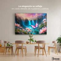 Cuadros Decorativos Canvas Revolution | Cascada De Alas | Montaje4