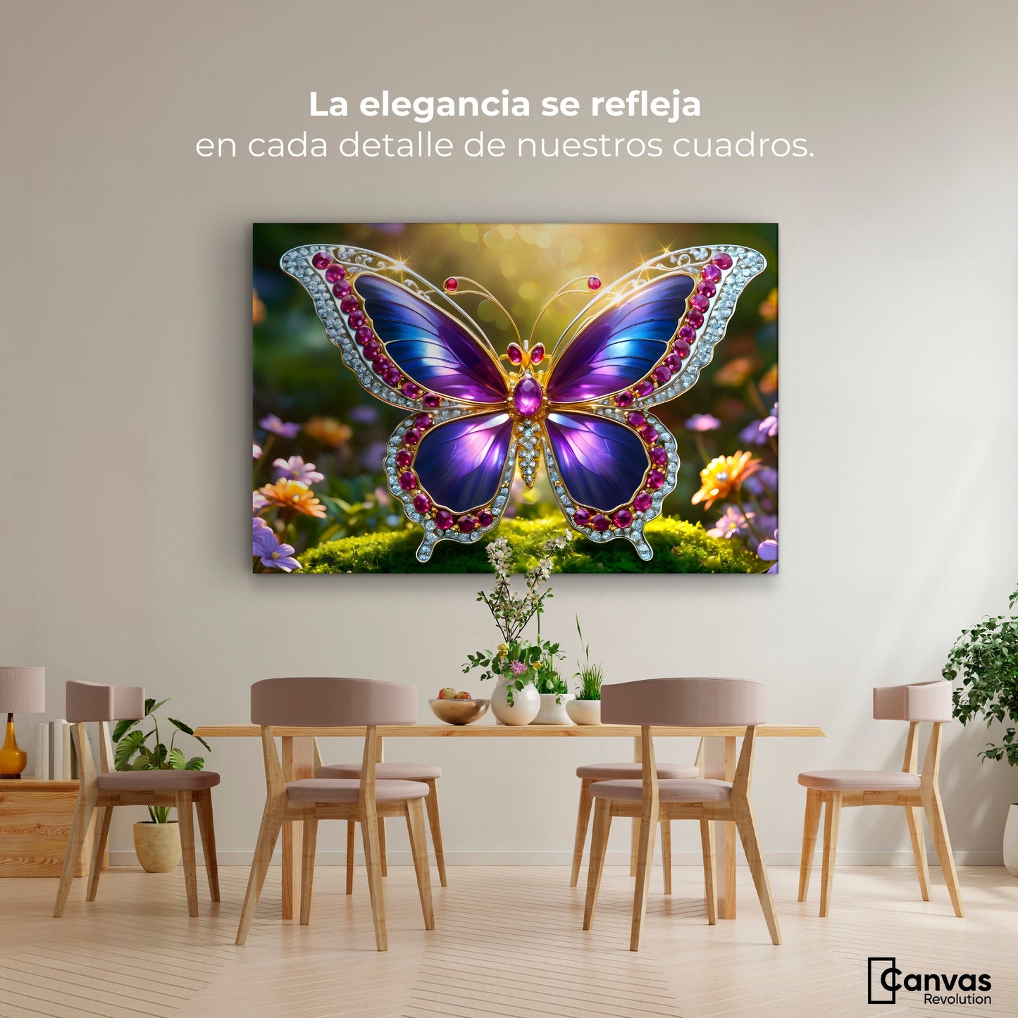 Cuadros Decorativos Canvas Revolution | Danza De Gemas | Montaje4