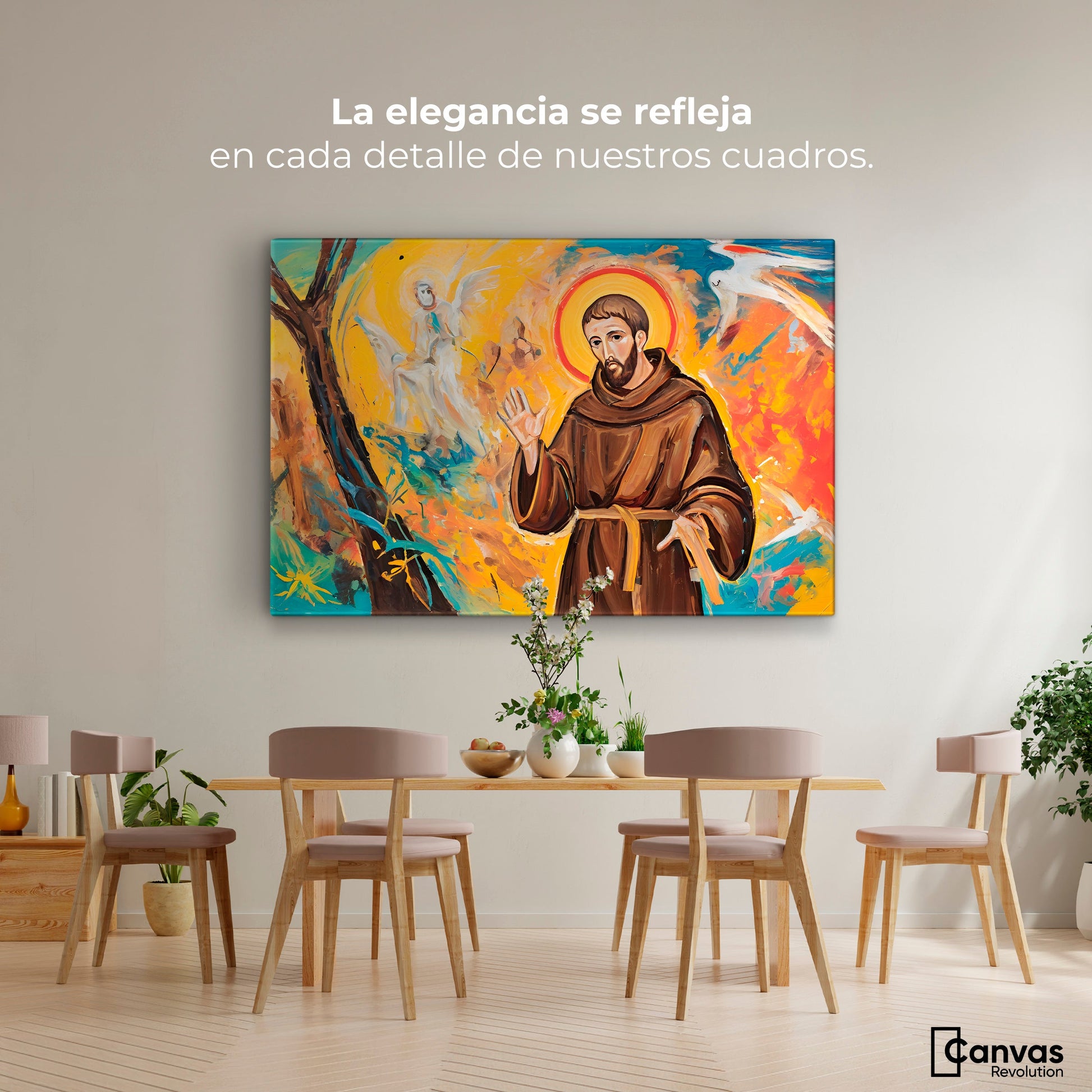 Cuadros Decorativos Canvas Revolution | Divina Inspiracion | Montaje4