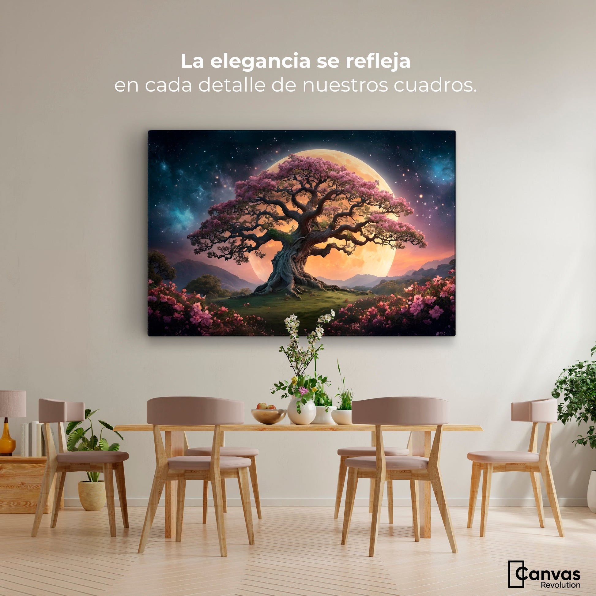 Cuadros Decorativos Canvas Revolution | Ecos Celestiales | Montaje4