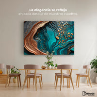 Cuadros Decorativos Canvas Revolution | Elegancia Acuatica | Montaje4
