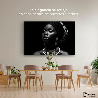 Cuadros Decorativos Canvas Revolution | Elegancia En Sombra | Montaje4