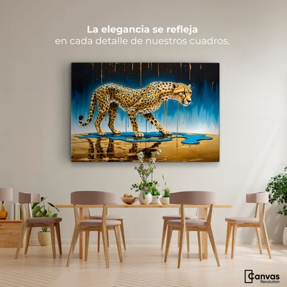 Cuadros Decorativos Canvas Revolution | Elegancia Felina | Montaje4