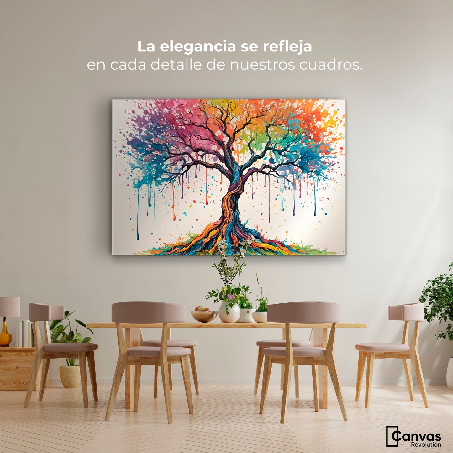 Cuadros Decorativos Canvas Revolution | Energia Natural | Montaje4