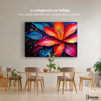 Cuadros Decorativos Canvas Revolution | Flor Aurea Nitida | Montaje4